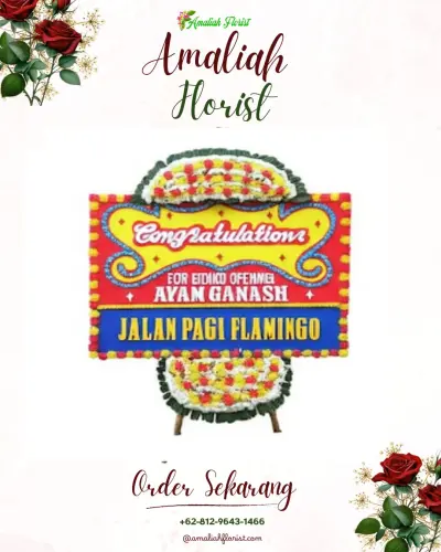 Bunga Papan Congratulation di Teluk Bayur
